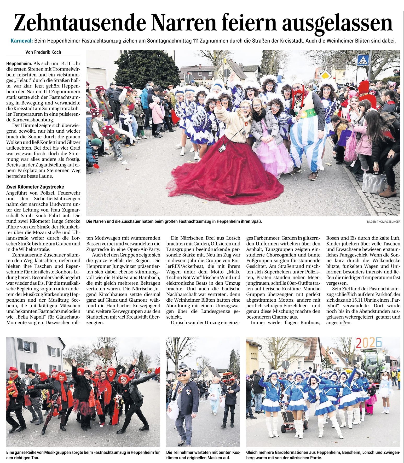 WNOZ 16.02.2026 Heppenheimer Fastnachtumzug