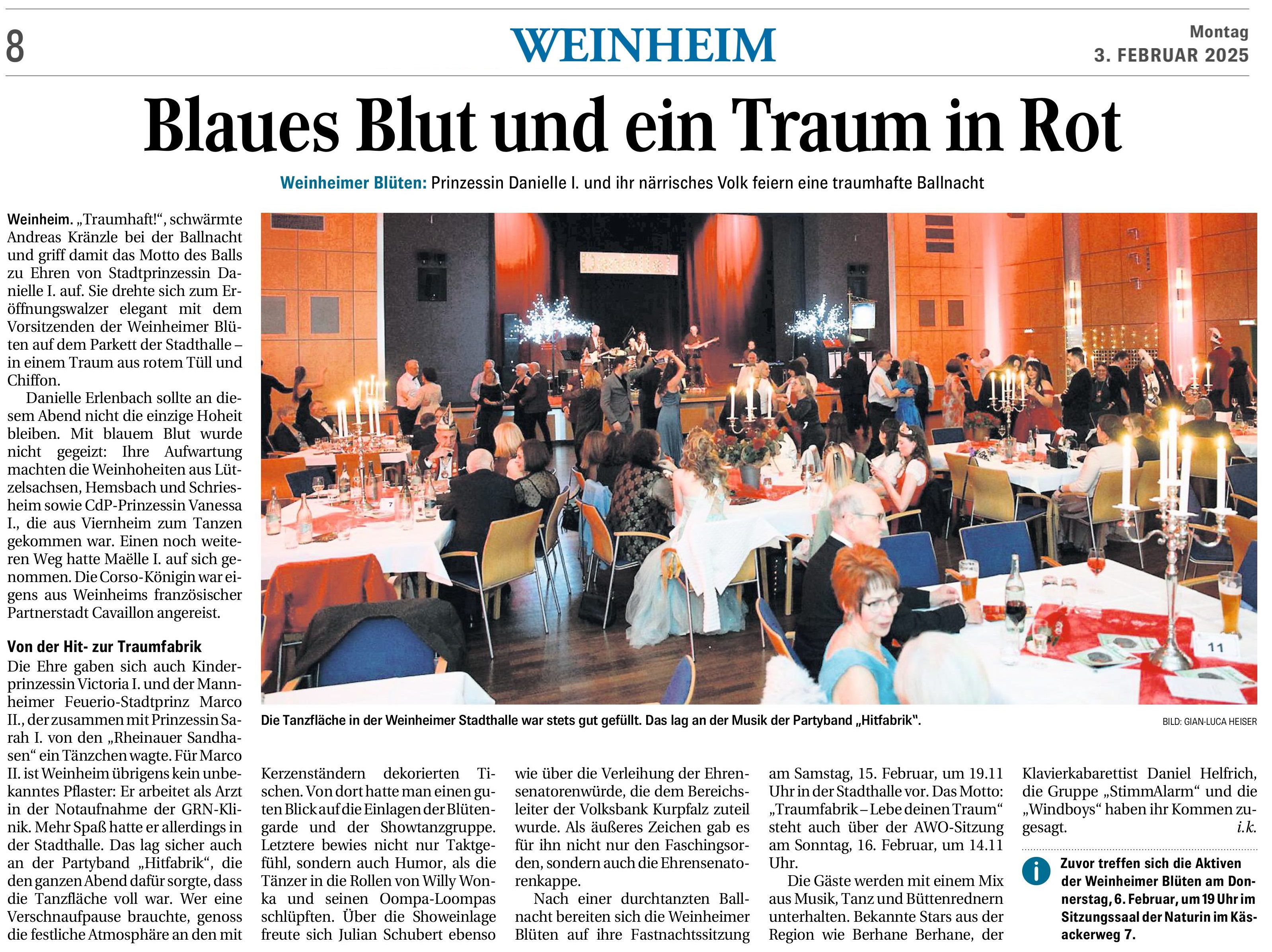 WNOZ 03.02.2025 Traumhafte Ballnacht